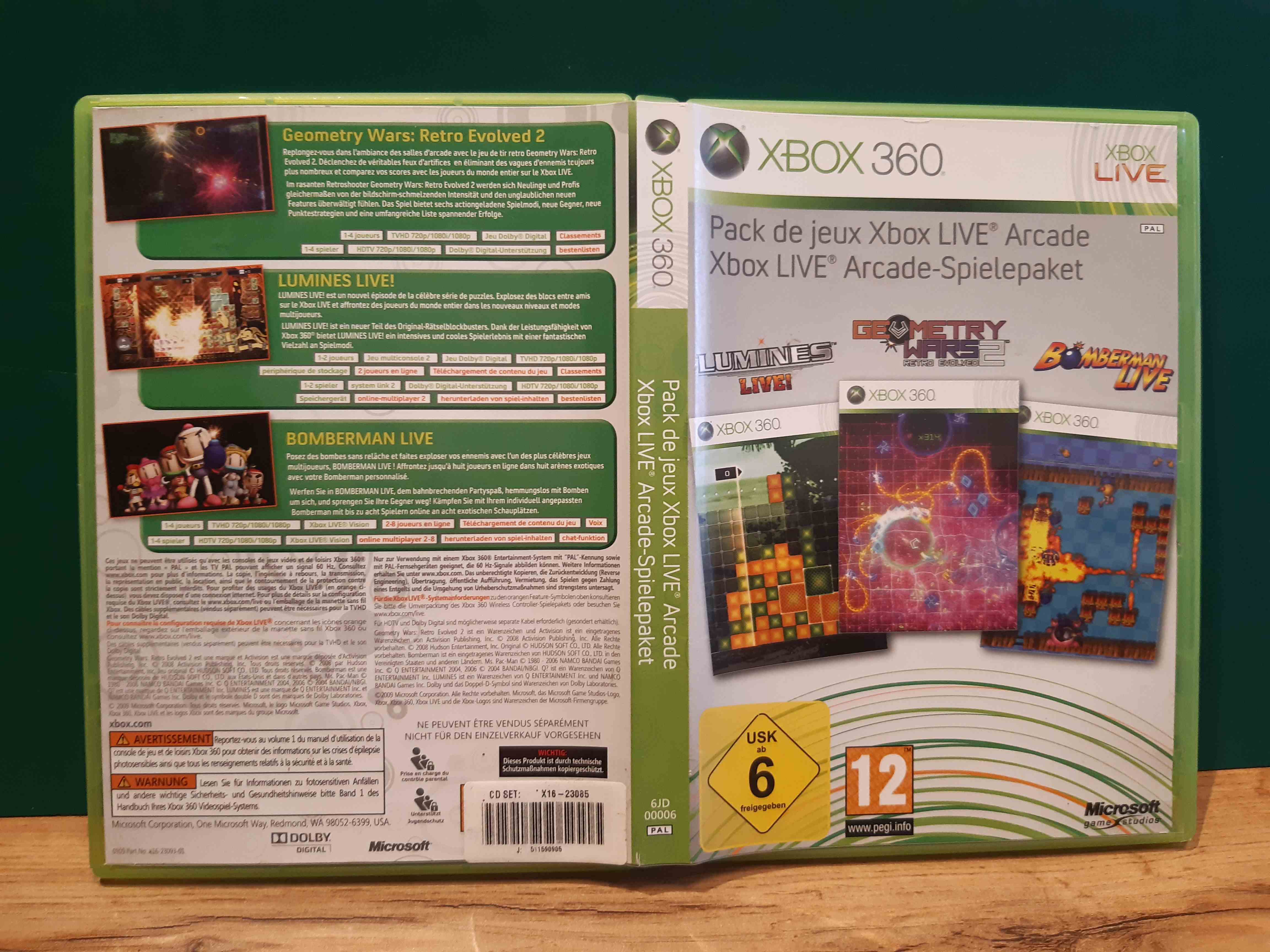 XBox Live Arcade Spielepaket-Microsoft Xbox 360-PAL-B-Ware | EBay